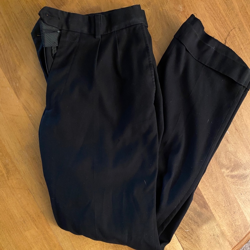 Men’s black dress pants